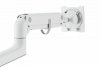 Digitus Ramię biurkowe pojedyncze z zaciskiem i sprężyną gazową 1x LCD max. 57 27kg, VESA: 75x75, 100x100, białe